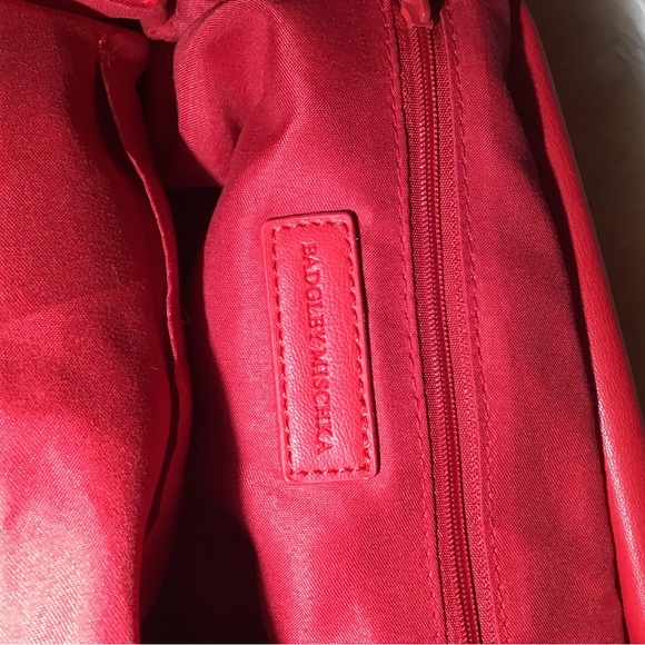 Badgley mischka red vintage shoulder bag - Picture 4 of 5